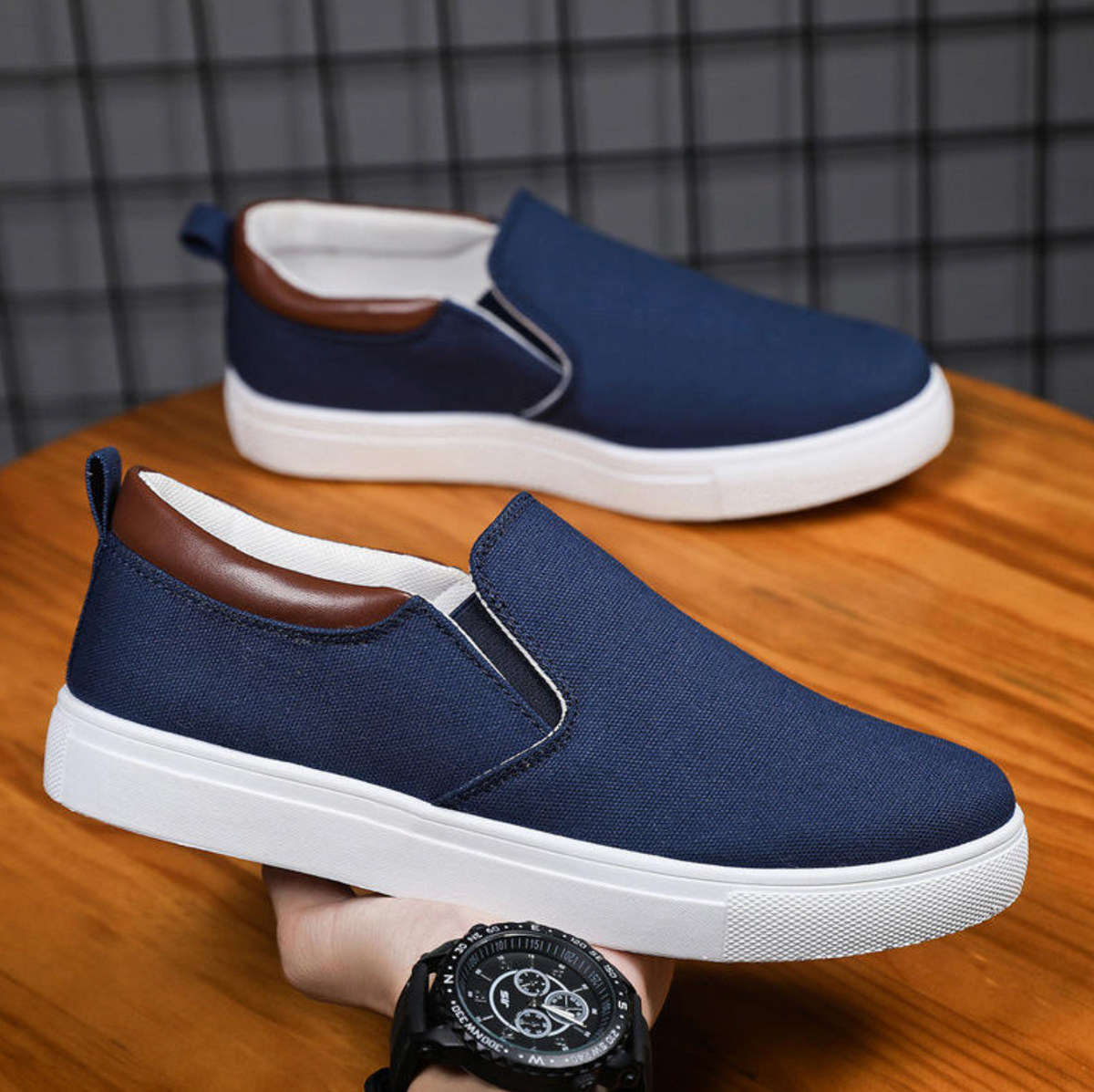 Men’s Slip-On Canvas Shoes