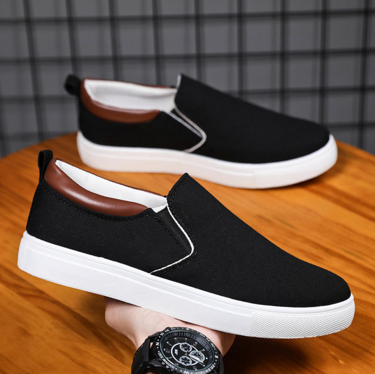 Men’s Slip-On Canvas Shoes